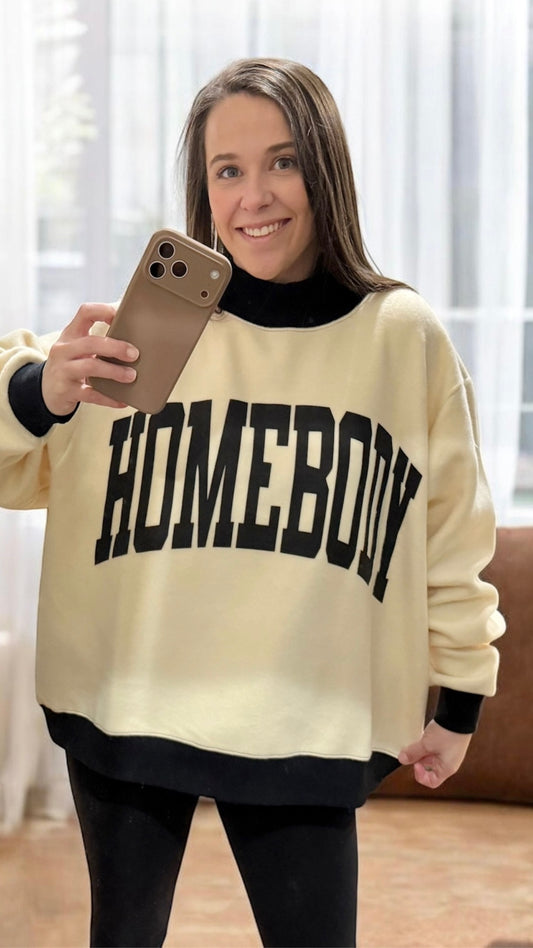 Homebody 2 Sided Mockneck Sweatshirt