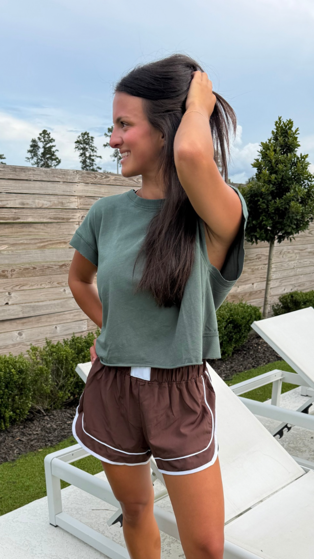 Flow Open Back Tee
