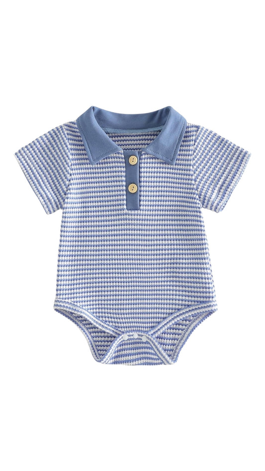 Blue Polo Onesie