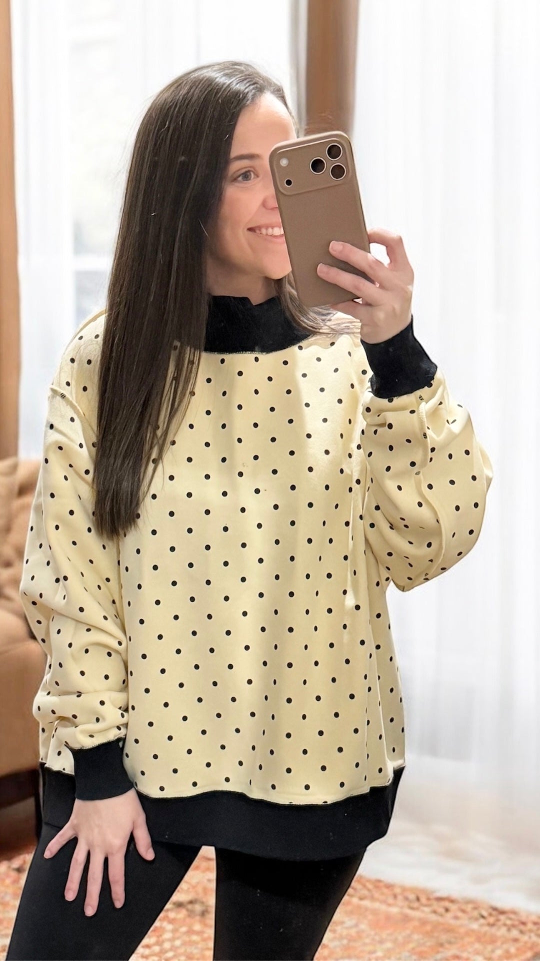 Homebody 2 Sided Mockneck Sweatshirt