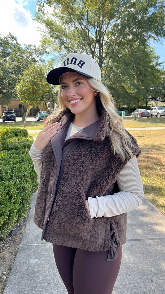 Cozy Sherpa Vest