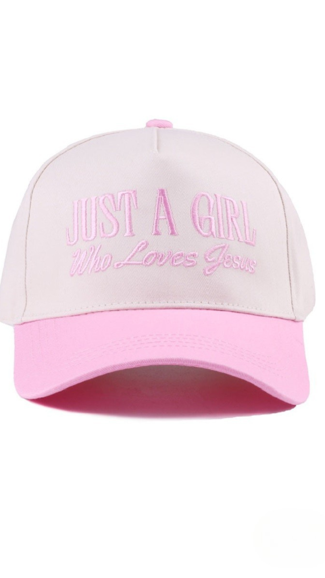 Just a Girl Who Loves Jesus Cap