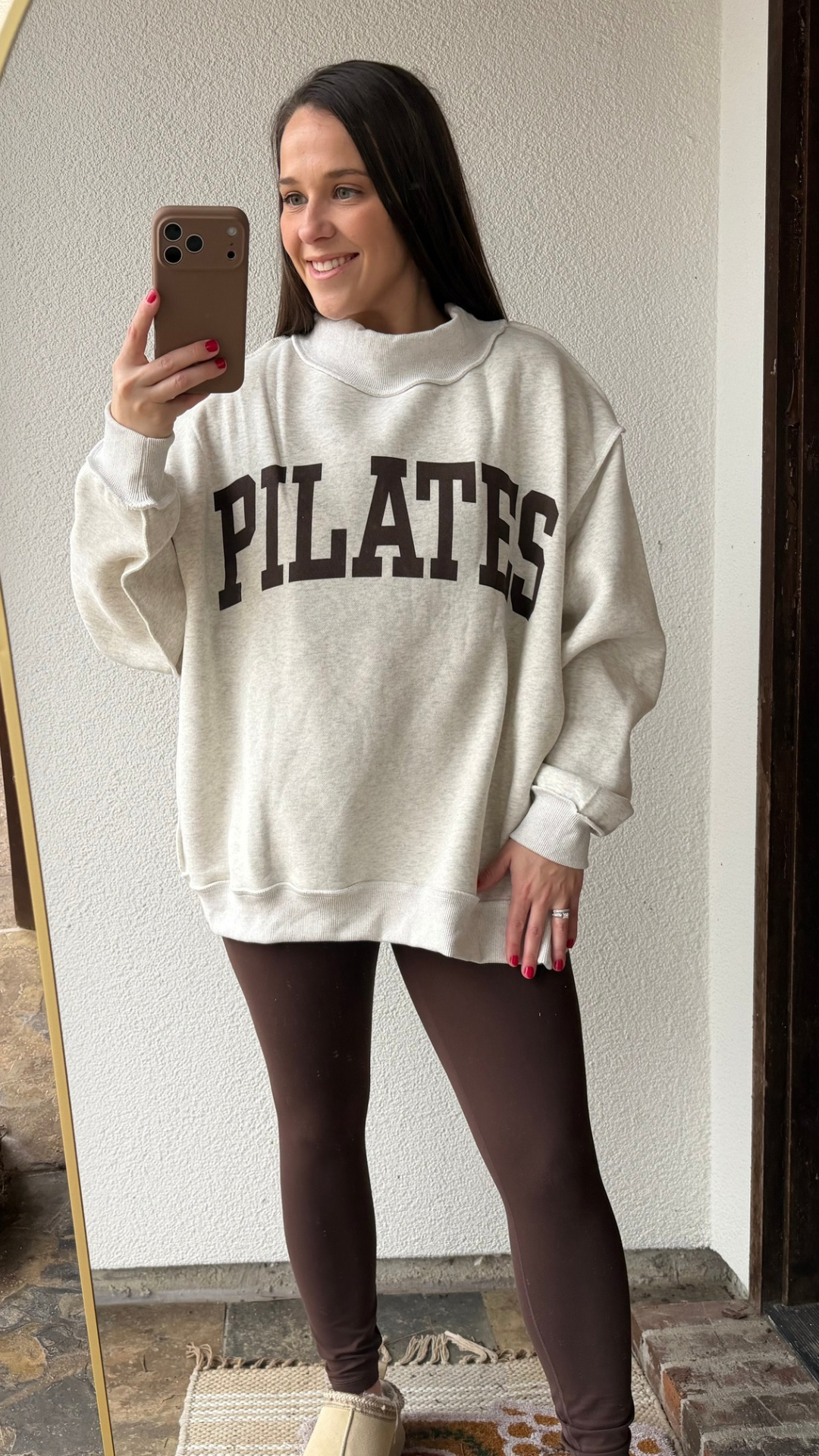 Pilates & Yoga Reversible Mockneck