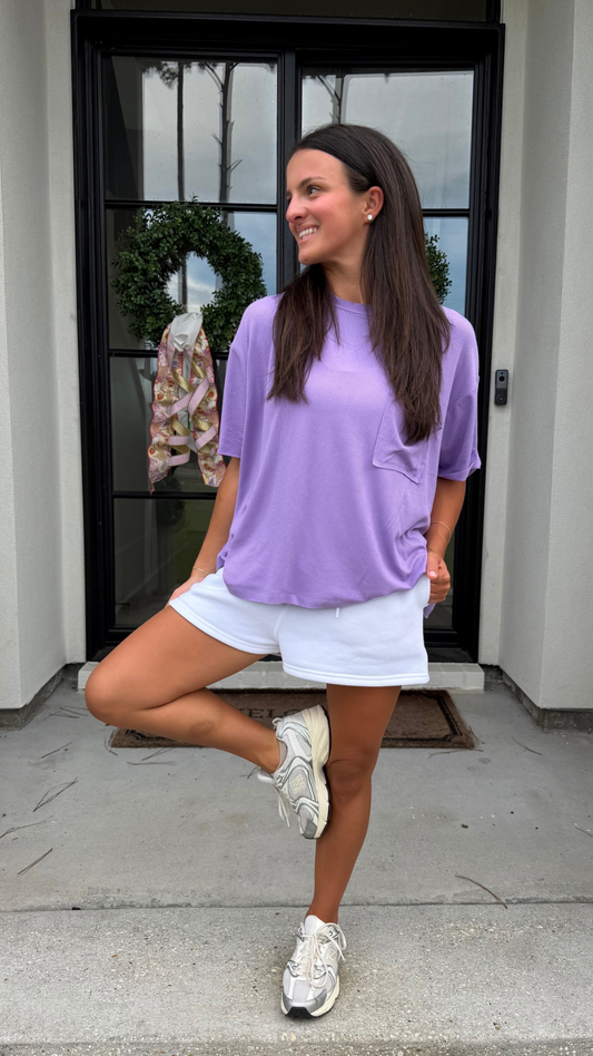 Ribbed Pocket Tee
