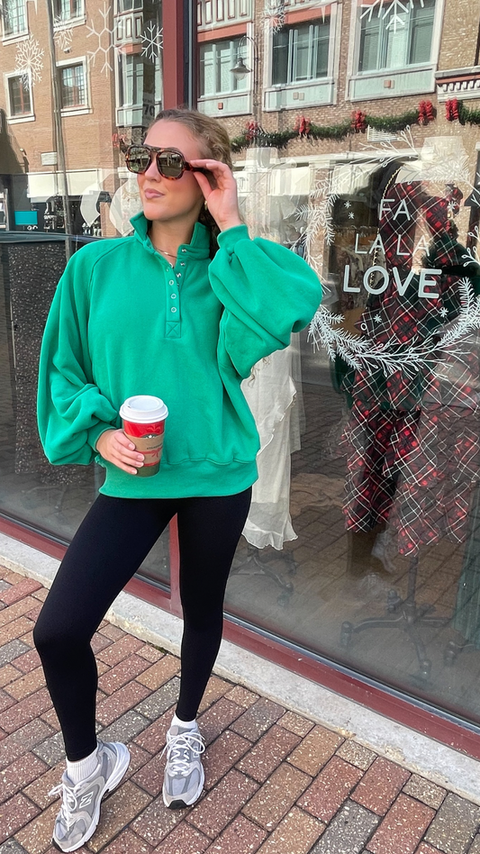 Snap Collared Pullover