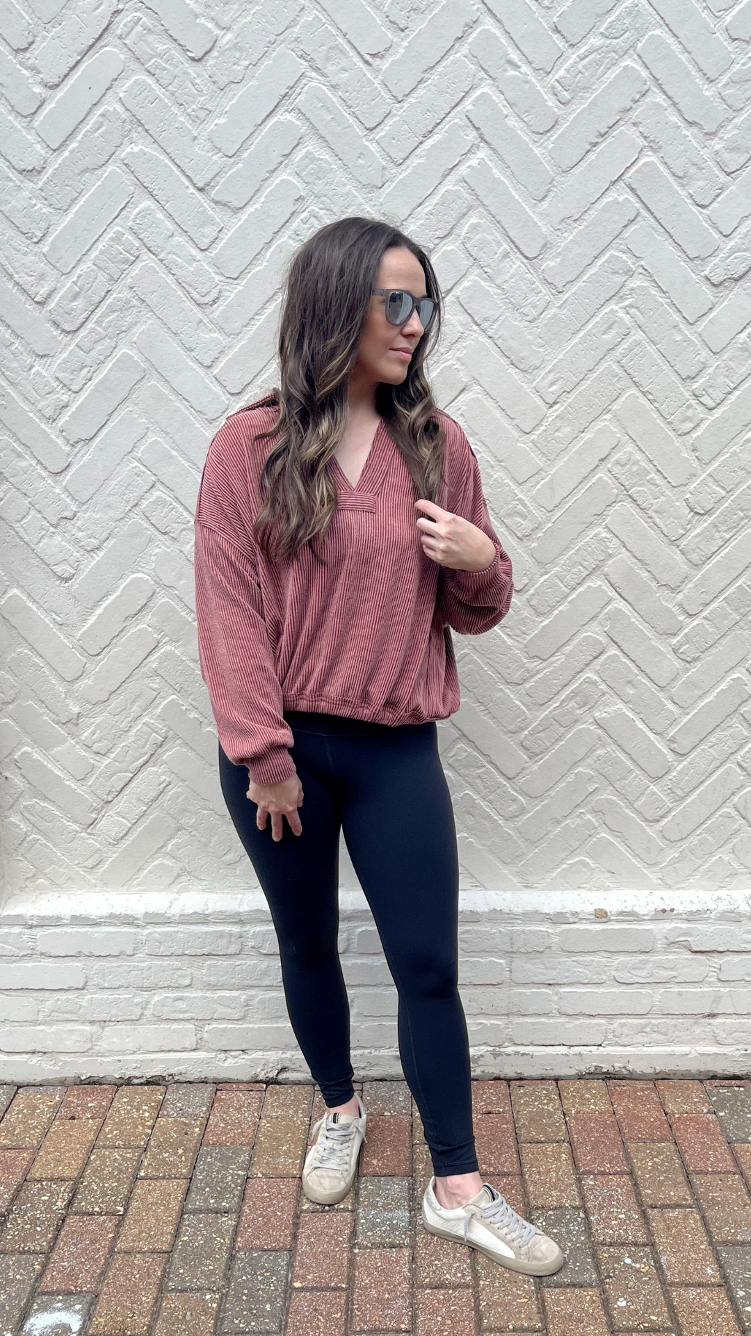 Ribbed Slouchy Top