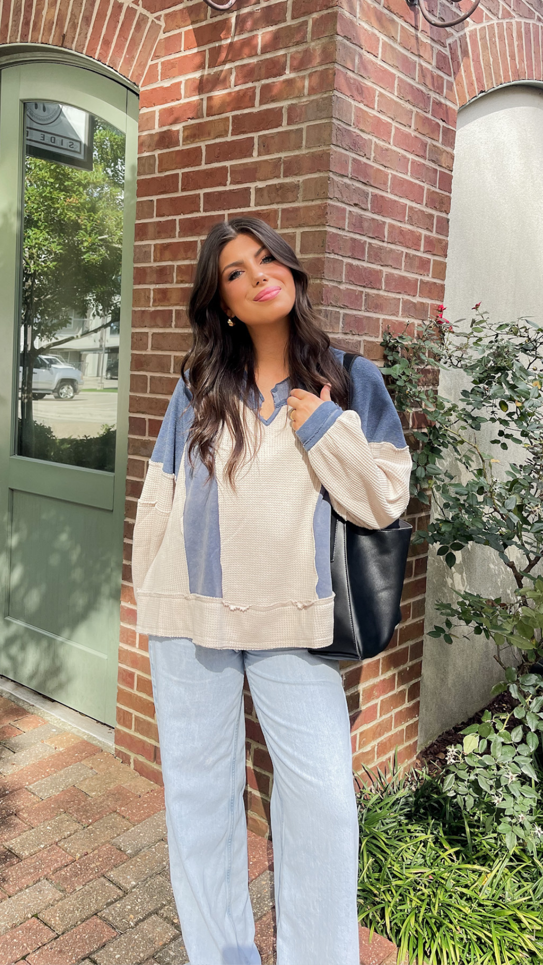 Weekend Color Block Top