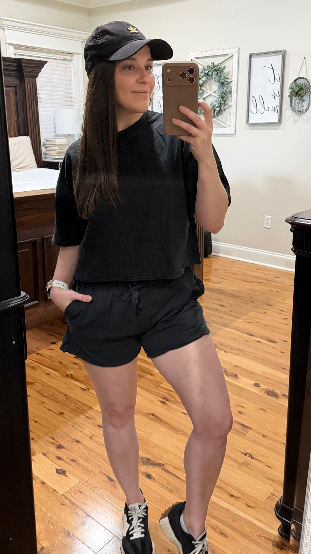 Raw Hem Tee Set