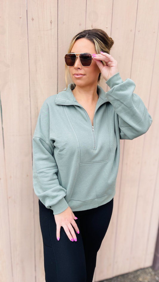 Girl On The Go Quarter Zip