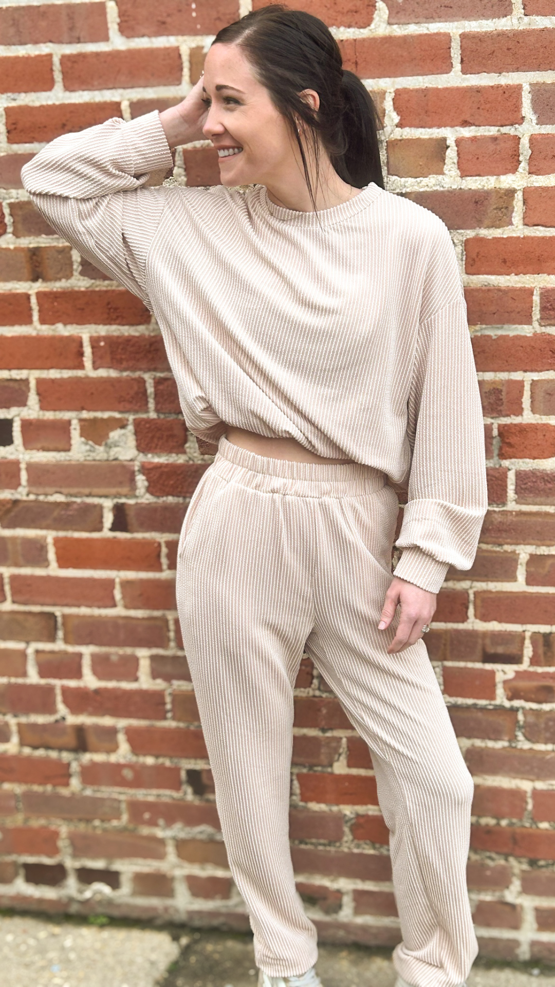 Corded Sweatsuit Set