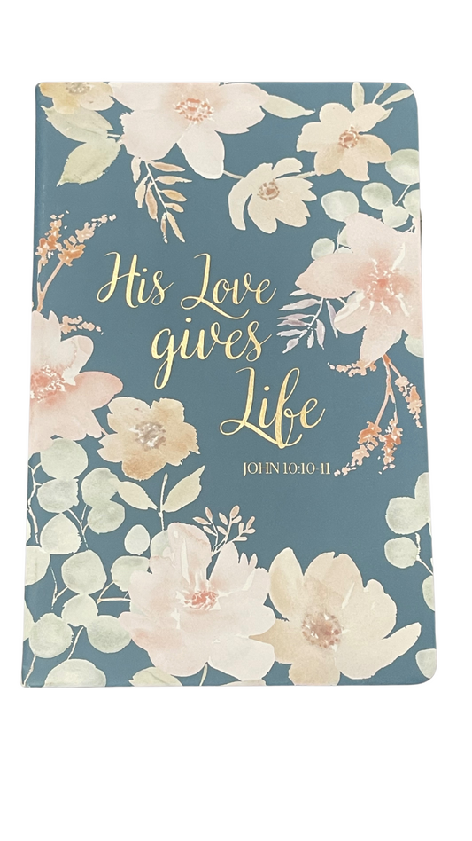 Navy Floral Journal