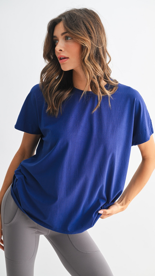 Pima Cotton Slouchy Tee