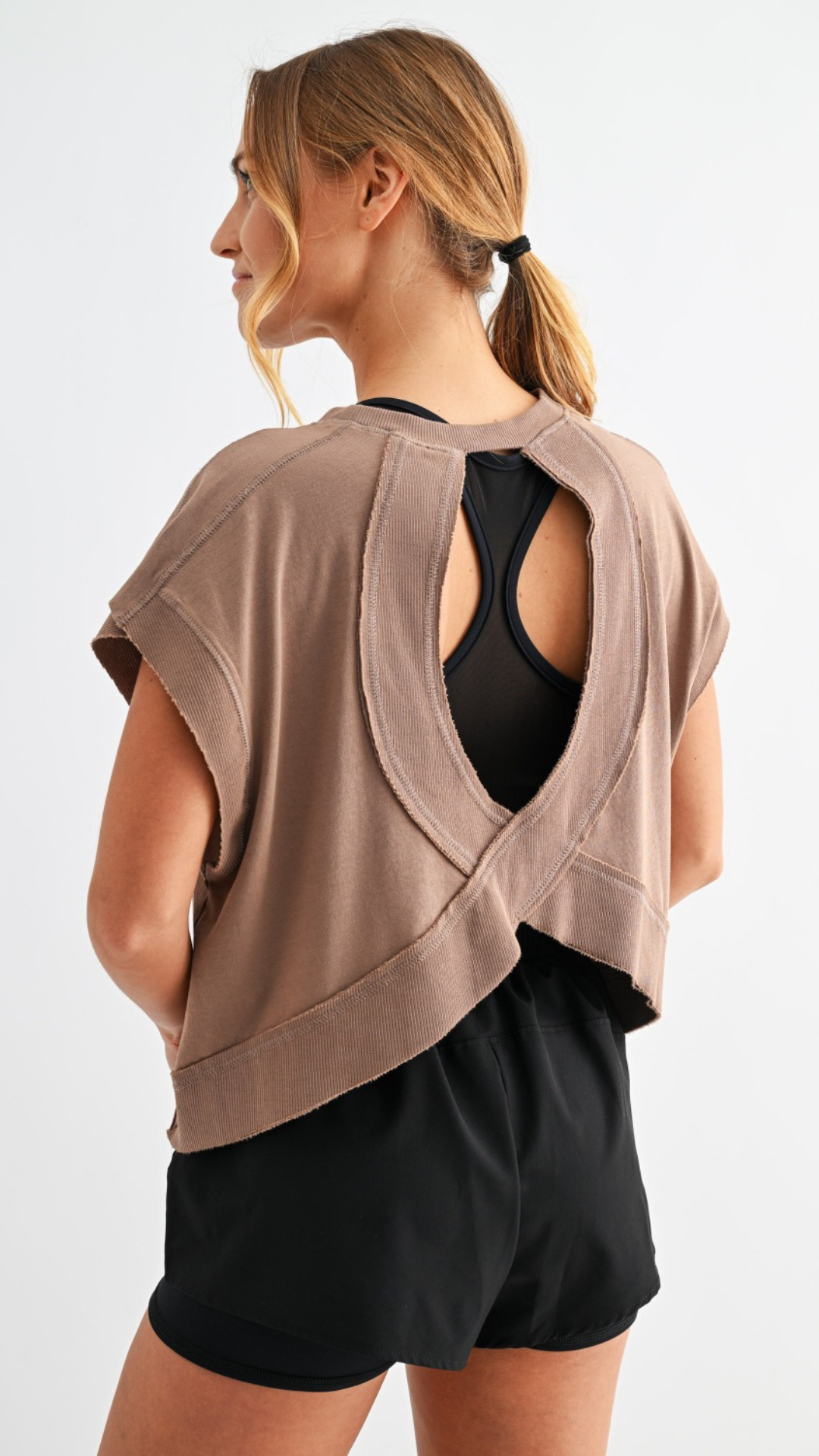 Flow Open Back Tee
