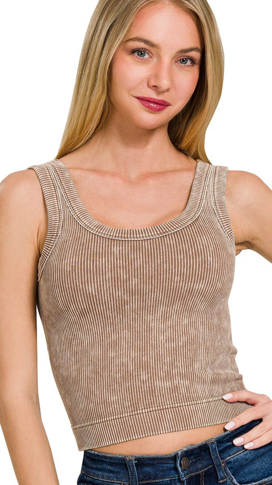 Favorite Basic Ribbed Tank