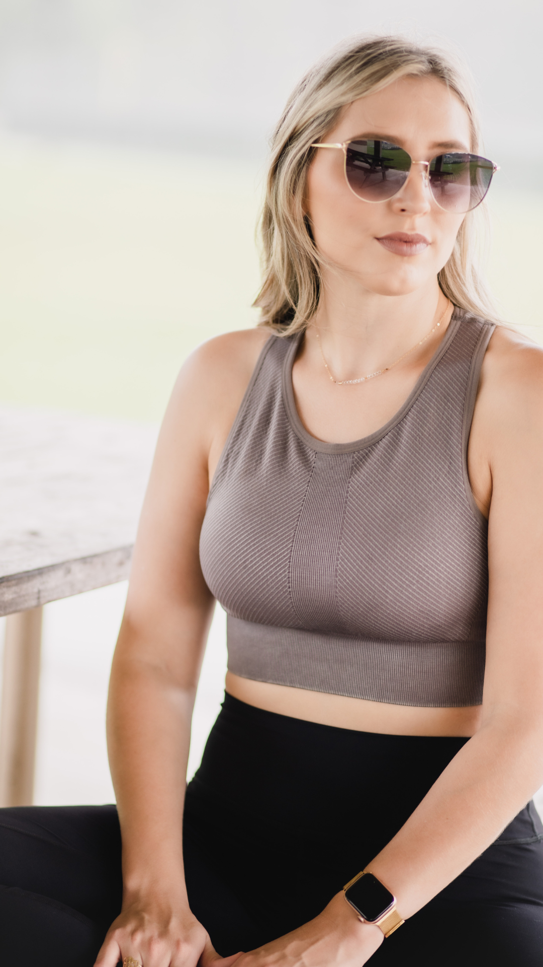 Hidden Gym Mineral Washed Bra